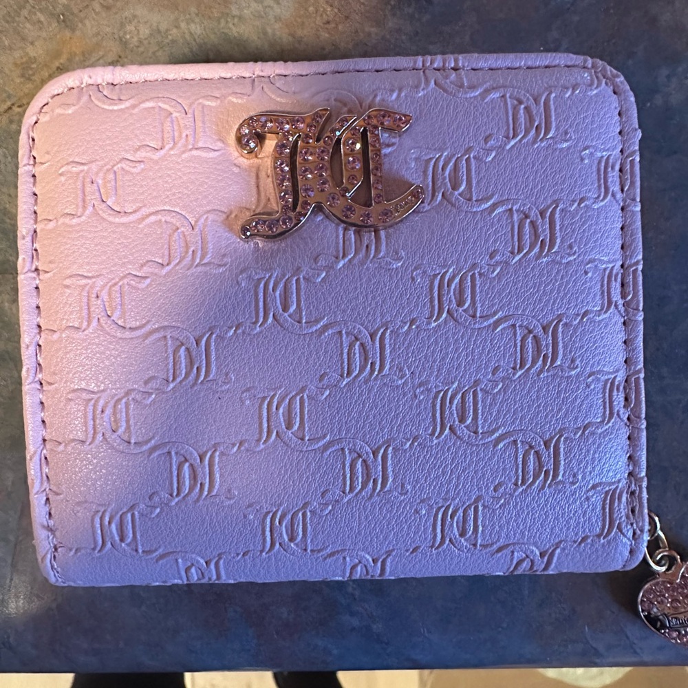 Juicy Couture Pink Embossed Women's Wallet